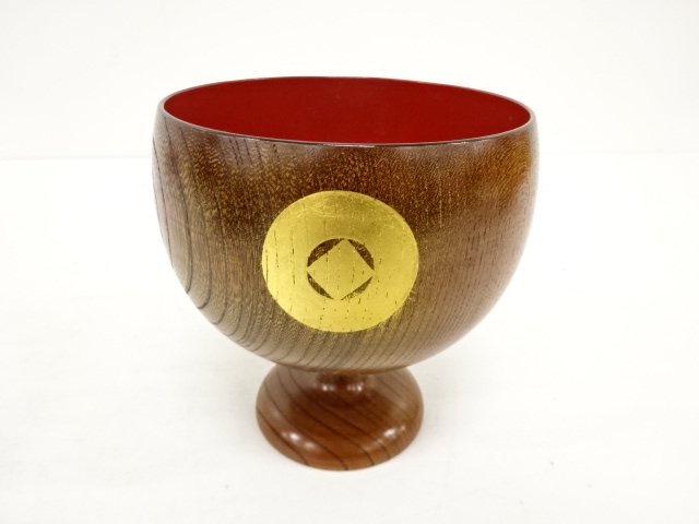 ほぼ未使用 茶道具 漆園作 木製朱塗 松葉蒔絵 高杯 干菓子器 煎茶道具 共箱 茶道具 漆園作 木製朱塗 松葉蒔絵 高杯 干菓子器 煎茶道具 共箱 茶道具